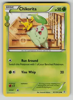 Chikorita RC1/RC32 Generations Pokemon LP - Image 1