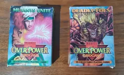 Marvel Overpower Trading Card Game Mutants Unite Starter Pack NOS - Image 1
