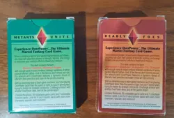 Marvel Overpower Trading Card Game Mutants Unite Starter Pack NOS - Image 2