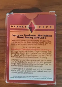 Marvel Overpower Trading Card Game Mutants Unite Starter Pack NOS - Image 3