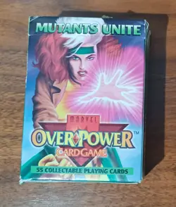 Marvel Overpower Trading Card Game Mutants Unite Starter Pack NOS - Image 4