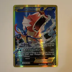 Pokemon TCG Gyarados EX 123/122 Breakpoint Secret Rare Full Art Holo Eng 2016 - Image 1