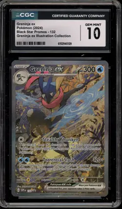Pokemon Greninja ex SFA Special Illustration Coll. Promo SVP EN 132 CGC 10 - Image 1