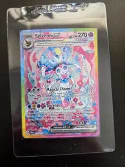 Pokemon Sylveon EX Sv Prismatic Evolutions Promo Full Art 156/131 270 HP Holo - Image 1