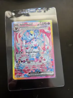 Pokemon Sylveon EX Sv Prismatic Evolutions Promo Full Art 156/131 270 HP Holo - Image 2
