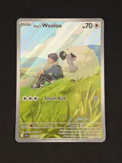 Pokemon TCG Hop's Wooloo 170/159 Illustration Rare SV09: Journey Together - Image 1