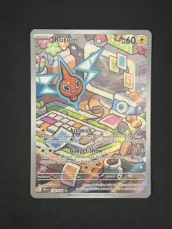 Pokemon TCG Rotom Illustration Rare #197/182 SV: Destined Rivals - Image 1