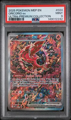 Pokemon PSA 9 Oricorio ex Promo 2025 024 MEP UPC English - Image 1