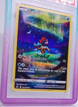 Pokemon Keldeo GG07/GG70 Crown Zenith: Galarian Gallery Holo PSA 9 - Image 4