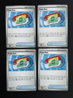 Pokemon TCG Playset - 4x Poke Pad 198/217 Ascended Heroes - NM/M - Image 1