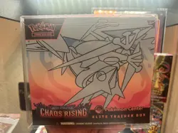 Pokemon TCG Mega Evolution Chaos Rising ETB Factory Sealed Pokemon Center - Image 1