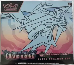 Pokemon TCG Mega Evolution Chaos Rising ETB Factory Sealed Pokemon Center - Image 3