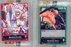 ONE PIECE DEMO DECK 2026 MONKEY D. LUFFY RORONOA ZORO FACTORY SEALED ENGLISH FS - Image 1