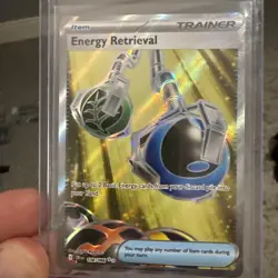 Pokemon Card - Energy Retrieval - Full Art Ultra Rare (108/086) Chaos Rising NM - Image 1