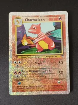 Pokemon Card - Charmeleon 37/110 Reverse Holo - Legendary Collection-ENG-Poor - Image 1