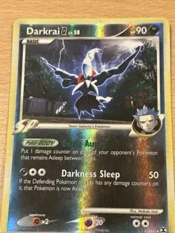 Darkrai G Rising Rivals Pokemon Card Reverse Holo Rare 3/111 - Image 4