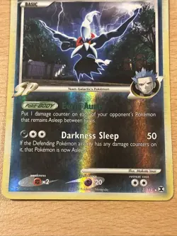 Darkrai G Rising Rivals Pokemon Card Reverse Holo Rare 3/111 - Image 5
