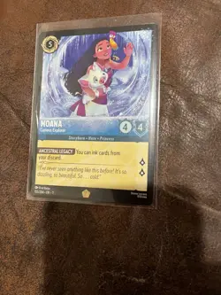 Disney Lorcana Winterspell Moana Curious Explorer Legendary 155/204 Card - Image 1