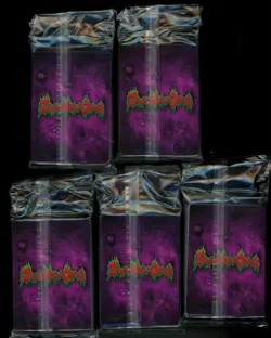 5) Zombie World Order Trading Card Game TCG Sealed Pack 2017 SAMURAI GENERAL 5x - Image 2