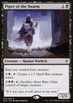 Piper of the Swarm - Non-Foil - eld - 100 | MTG Card - Image 3