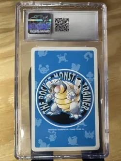 1998 POKEMON STADIUM Blue Deck 9 PLAYING CARDS VAPOREON PSA 10 - Image 3