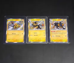 Luxray Luxio Shinx Shiny Rare SV: Paldean Fates - Baby Shiny 3 Card Lot - Image 1