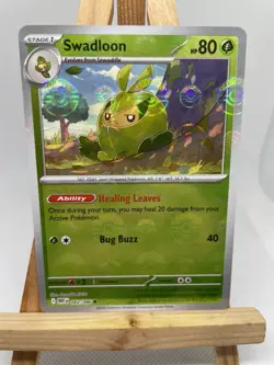Swadloon - PokeBall Card : SV-10.5 White Flare - Pokemon TCG - 002/086 - Image 1