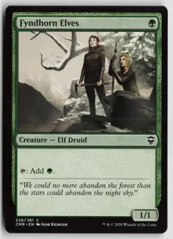 Fyndhorn Elves Lightly Played 228 Commander Legends Magic: The Gathering - Image 1