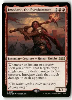 Imodane, the Pyrohammer 137 Rare Wilds of Eldraine Magic: The Gathering NM - Image 1