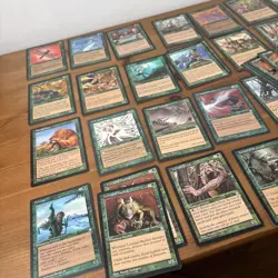 MTG Tempest 1990's Green Large LOT Magic The Gathering - Image 5