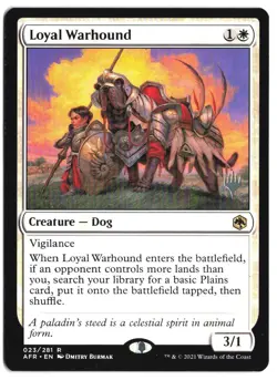 Loyal Warhound #023 - Adventures in the Forgotten Re - Normal - Rare - Near Mint - Image 1