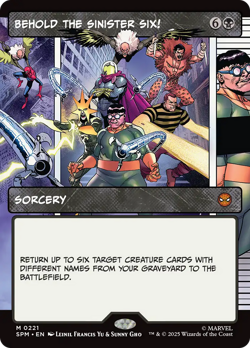 Behold the Sinister Six! (REGULAR) x1 - MTG Marvel's Spider-Man SPM #221 - Image 1
