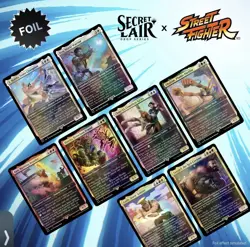 Magic the Gathering Secret Lair Street Fighter Foil Edition - Image 1