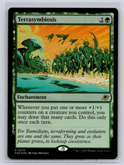 Terrasymbiosis 210 Rare Edge of Eternities Magic: The Gathering Foil Near Mint - Image 1