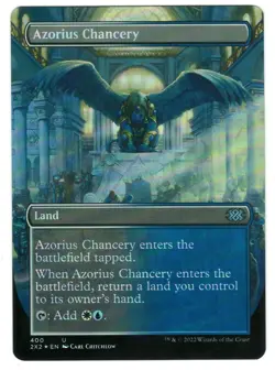 MTG Azorius Chancery Borderless Foil Double Masters 2022 Magic the Gathering - Image 1