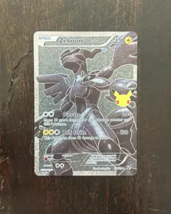 Pokemon TCG: Zekrom 114/114 Celebrations Full Art. 25th Anniversary. - Image 1