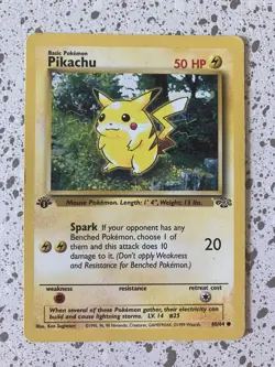 Pokemon TCG Pikachu Jungle 1st Edition 60/64 Common 50 HP Regular English - Image 1