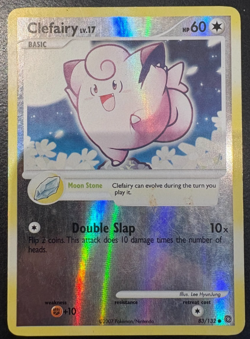Pokemon TCG Clefairy 83/132 Reverse Holo Secret Wonders LP/MP - Image 1