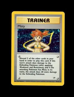 2000 Pokemon GYM HEROES TRAINER MISTY HOLO 18/132 RARE! NM - Image 1