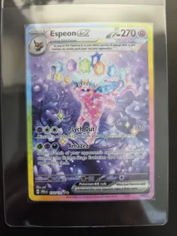 Pokemon Espeon EX Tera Sv: Prismatic Evolutions Rare Holo 155/131 270 HP EN - Image 1