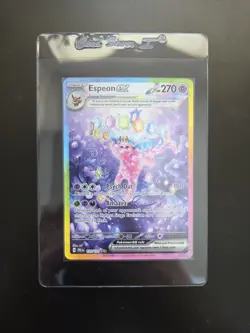 Pokemon Espeon EX Tera Sv: Prismatic Evolutions Rare Holo 155/131 270 HP EN - Image 2