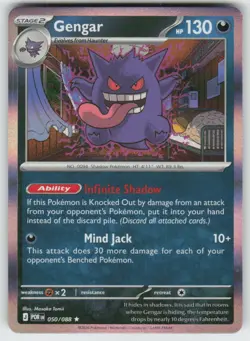 Gengar 050/088 Rare Perfect Order Pokemon Holo Near Mint - Image 1