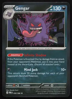 Gengar 050/088 Rare Perfect Order Pokemon Holo Near Mint - Image 1