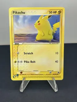Pikachu 72/100 EX Sandstorm Pokemon TCG Vintage - Image 1