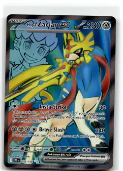 Hop's Zacian ex 176/159 Ultra Rare Journey Together Pokemon NM b5 - Image 1