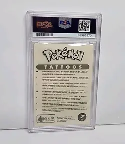 PSA 8 Pidgeotte Charmander Snorlax 2000 Pokemon Merlin Tattoo 7 / 20 Graded - Image 4