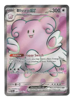 Blissey ex 201/167 Sv06: Twilight Masquerade Holo Ultra Rare Pokemon TCG - NM - Image 1