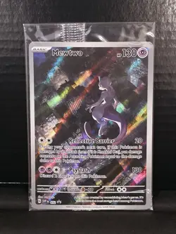 POKEMON SCARLET VIOLET PROMO MEWTWO UPC PROMO SEALED 052 (F) - Image 1