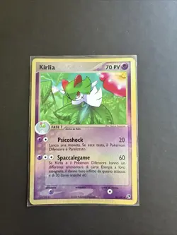 Pokemon TCG Kirlia Reverse Holo EX Sandstorm 2003 Uncommon 40/100 Italian LP - Image 1