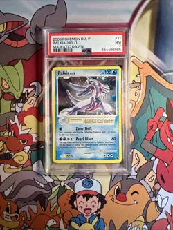 Pokemon Palkia Majestic Dawn Holo Rare #11 PSA 7 - Image 2